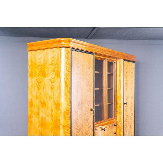 Wood Large Vintage 20th Century Wardrobe For Sale - Image 7 of 18