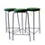 Three-Legged Wrought Iron Swivel Counter Stools in the Manner of Frederic Weinberg - Set of 5 For Sale - Image 4 of 7
