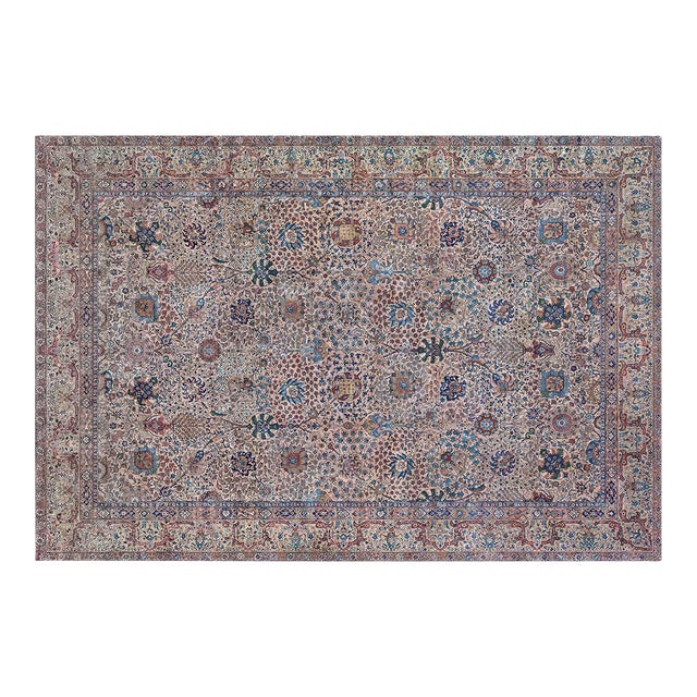 Antique Persian Kirman Rug For Sale