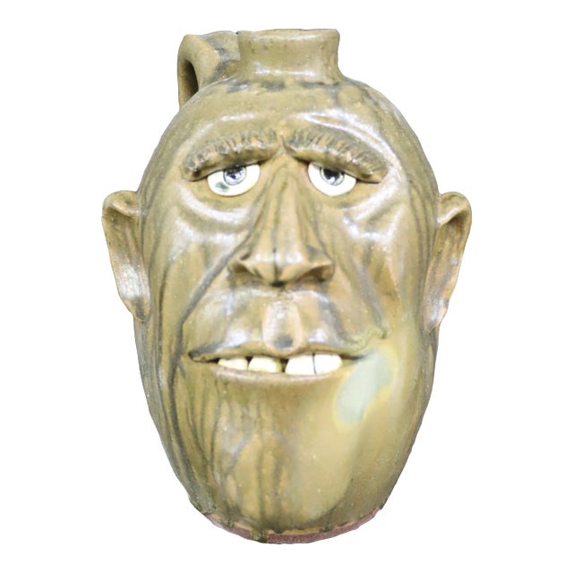Whimsical Face Jug For Sale