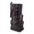 Contemporary Picasso Style Black Glazed Sculpture Vase For Sale