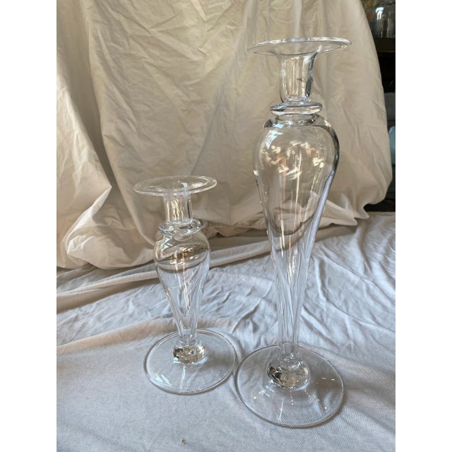 1990s Simon Pearce Crystal Set For Sale - Image 10 of 12