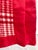 1960s Vintage Faribault Red & White Plaid Wool King Blanket With Red Satin Binding For Sale - Image 5 of 7