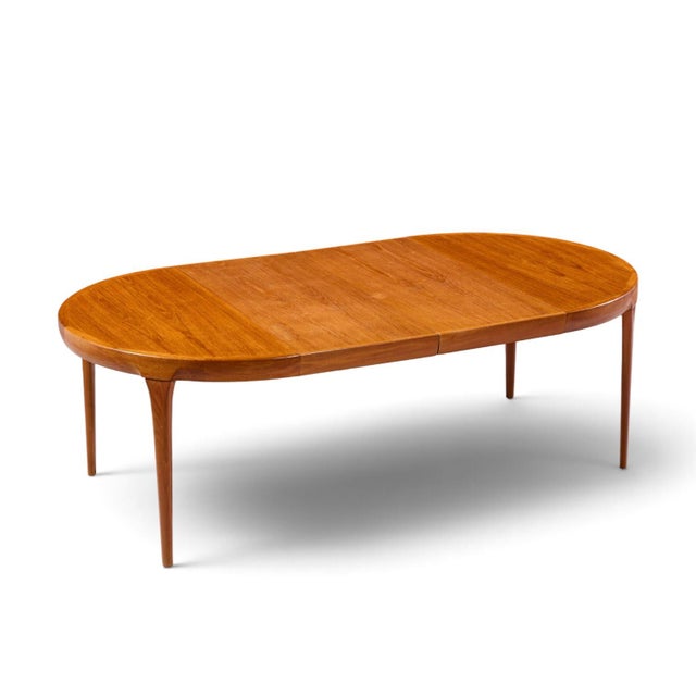 Kofod Larsen for Faarup Møbelfabrik Mid Century Danish Teak Expanding Dining Table With 2 Leaves For Sale - Image 13 of 13