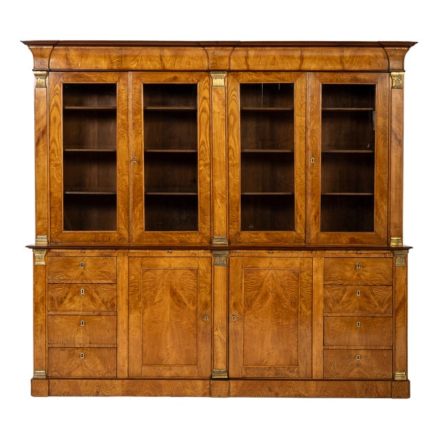 French Ash Bookcase, 19th Century For Sale