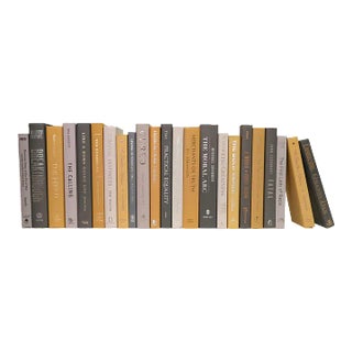 Decorative Books - Sunny Haze Books - Yellow Books By The Foot For Sale