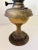 Early 20th Century Brass Metal Oil Lamp Glass Chimney Antique Wick For Sale - Image 4 of 13