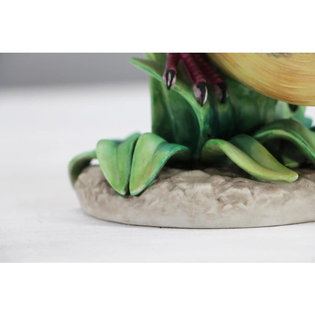 Stunning Life-Size Blue Bird Porcelain Sculpture, 1970s, Vista Alegre, Portuguese For Sale - Image 11 of 13