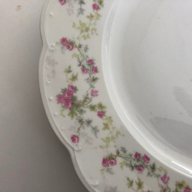 French Provincial Vintage Austria Porcelain Plate For Sale - Image 3 of 6