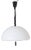 Large White Pendant Lamp by Guzzini, 1970s For Sale