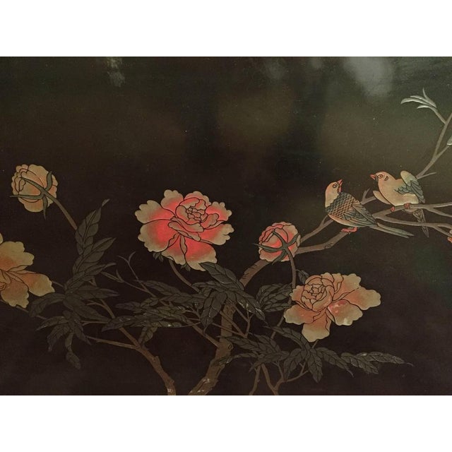 Black 20th Century Asian Chinoiserie Coffee Table, 1970s For Sale - Image 8 of 10