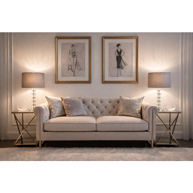 Late 20th Century Hollywood Regency Revival Faceted Column Table Lamps – Pair For Sale - Image 10 of 10