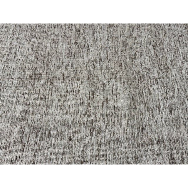 Ivory 9ft X 12ft Modern Design Textured Neutral Area Rug For Sale - Image 8 of 12