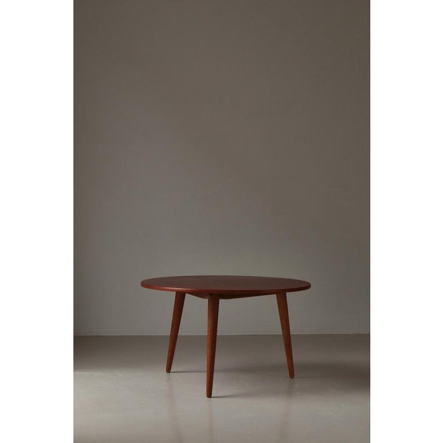 Wood Danish Modern Model AT-8 Table by Hans J. Wegner for Andreas Tuck, Denmark, 1960s For Sale - Image 7 of 15
