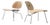 LCM Lounge Chairs by Charles & Ray Eames for Vitra, 2010 For Sale