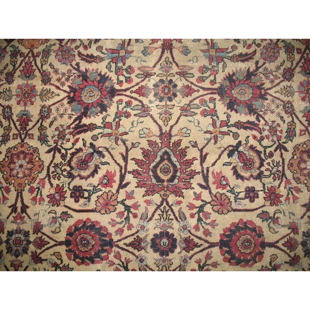 Oversize Antique Persian Teheran Rug For Sale - Image 18 of 18