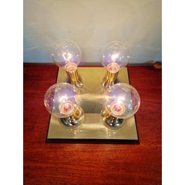 Tubular Brass Ceiling Light by Cosack Leuchten, 1970s For Sale - Image 12 of 14