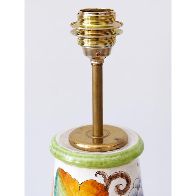 Large Mid-Century Modern Ceramic Table Lamp by Romano Innocenti, Italy, 1960s For Sale - Image 17 of 18