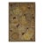 6x9 Serene Timeless Brown Geometric Floral Modern Hand Knotted Wool Carpet Rug For Sale