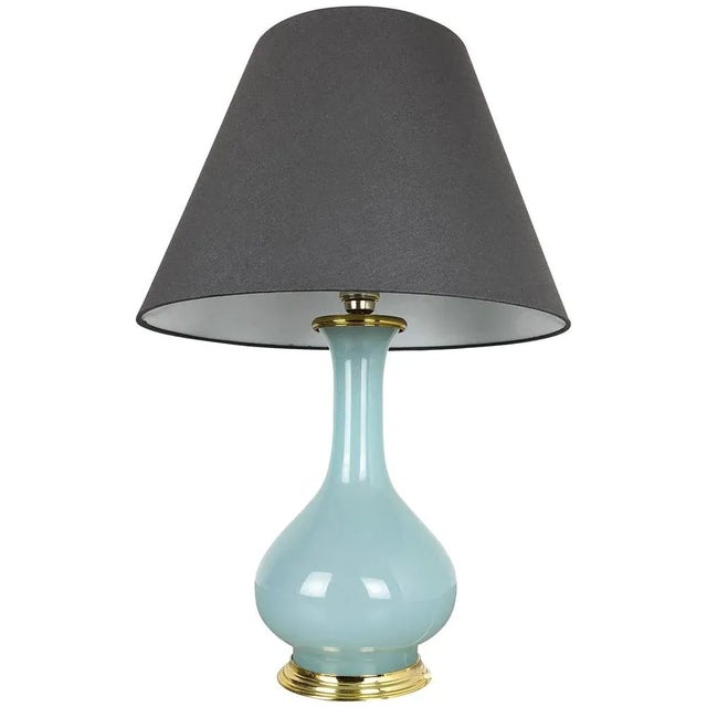Opaline Murano Glass Table Light from Cenedese Vetri, Italy, 1960s For Sale - Image 15 of 15