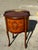 Wood 1940’s Louis XV Marquetry Drum Style Nightstand For Sale - Image 7 of 11