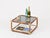 Bamboo, Brass and Smoked Glass Coffee Table in the style of Gabriella Crespi, Italy, 1970s For Sale - Image 4 of 14