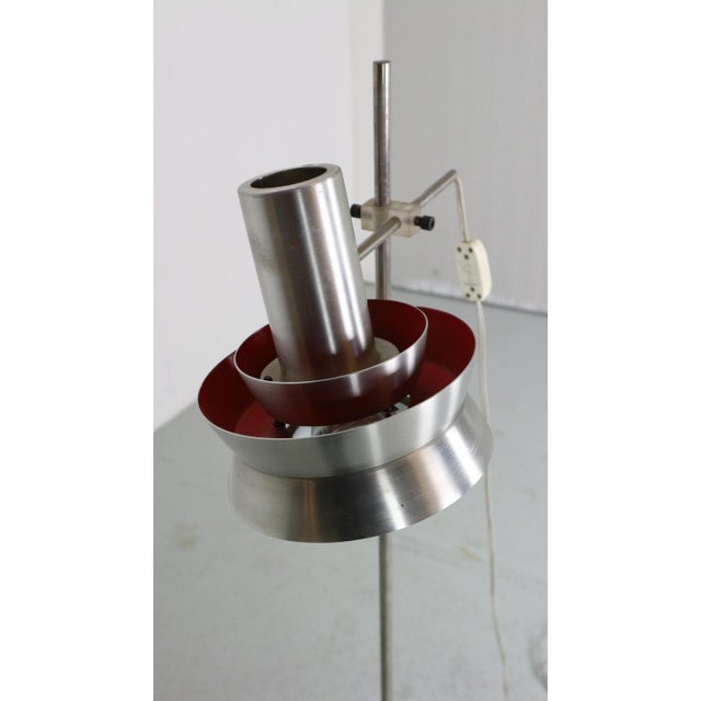 Scandinavian Modern Adjustable Floor Lamp attributed to Carl Thore, Denmark, 1970s For Sale - Image 9 of 17