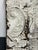 Distressed White Embossed Tin Architectural Wall Panel, Vintage For Sale In San Francisco - Image 6 of 12