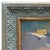 Various Artists Contemporary Abstract "Lily Pad" Oil Painting in Vintage Frame For Sale - Image 4 of 6