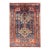 Antique Persian Karajeh Rug With Geometric Medallions in Green, Blue, and Red 5'2 X 7'10 For Sale