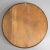 Brown Antique English Walnut Round Porthole Mirror Circa 1920 For Sale - Image 8 of 9