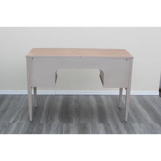 Late 20th Century Mid-Century Walnut Desk For Sale - Image 4 of 9