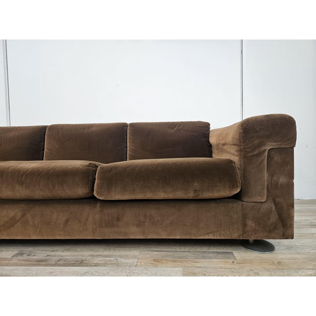 D120 Three-Seater Sofa by Valeria Borsani and Alfredo Bonetti for Tecno, 1966 For Sale - Image 9 of 15