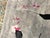 Handmade Grey, Ivory, Pink Splatter Rug by Eskayel for Doris Leslie Blau For Sale - Image 11 of 12