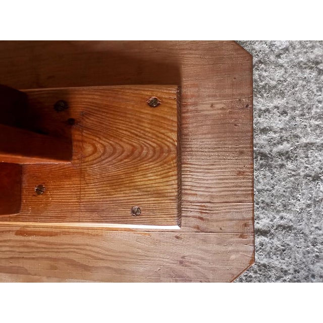 Sculptural Pine Side Table by Axel Einar Hjorth for Nordiska Kompaniet, 1930s For Sale - Image 12 of 13