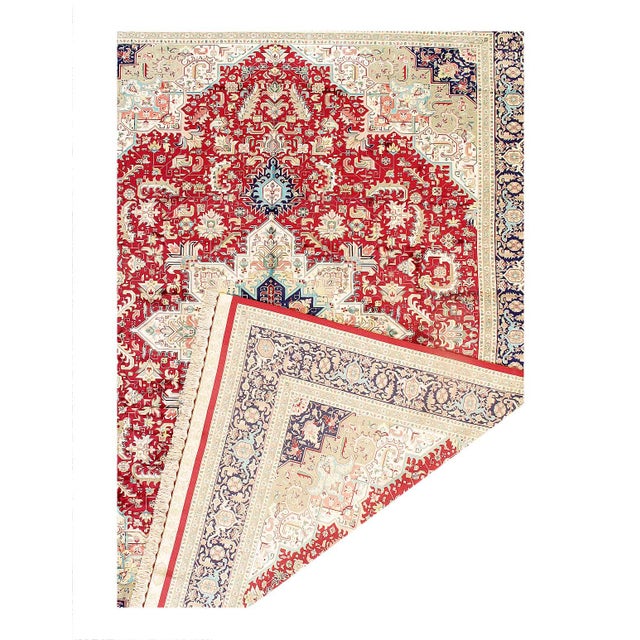 Traditional Pasargad DC Exquisite Design Paris Palace Fine Power Loom V.Silk Rug For Sale - Image 3 of 3