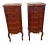 French Antique Pair of French Nightstands Bedside Tables Five Hand Carved Drawers For Sale - Image 3 of 13