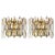 Golden Gilded Brass and Crystal Sconces by Palwa, Germany, 1970s, Set of 2 For Sale - Image 6 of 6