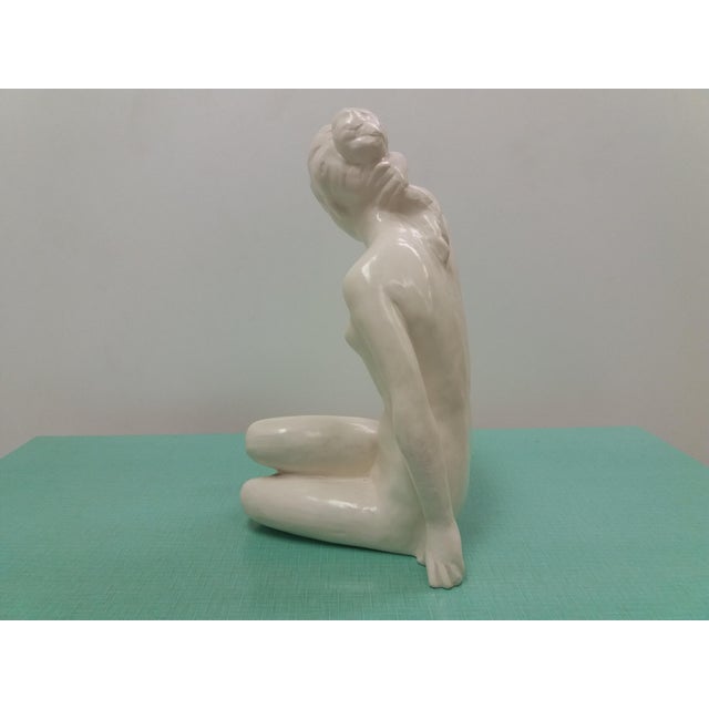 Bohumil Kokrda, Nude Woman Sculpture, 1960s, Ceramic For Sale - Image 3 of 8