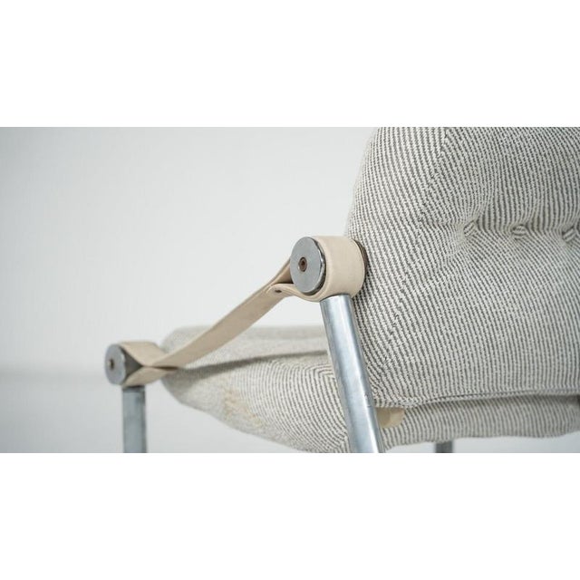 Upholstered Tubular Chrome Lounge Chairs, Italy, 1960s, Set of 2 For Sale - Image 11 of 14