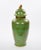 Large 20th Century Chinese Export Hand-Painted Enameled Lidded Decorative Urn For Sale - Image 10 of 10