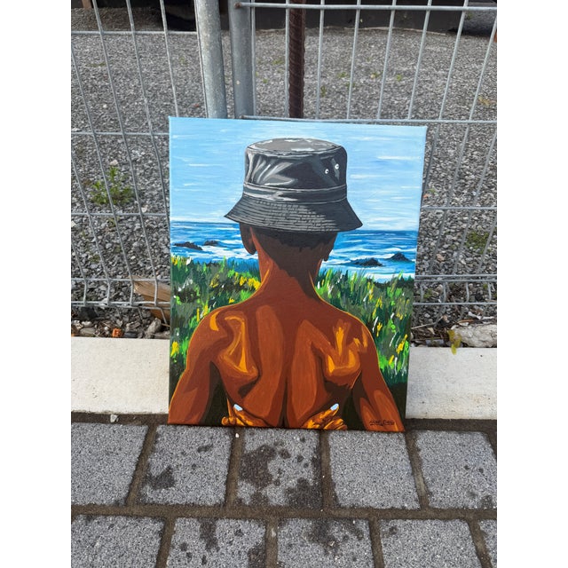 Somewhere Out There, Acrylic Painting on Canvas, Emmanuel Akolo (2026) For Sale - Image 4 of 8