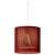Not Yet Made - Made To Order Red and Grey Moaré MS Pendant Lamp by Antoni Arola For Sale - Image 5 of 5