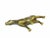 Solid Gold Brass Horse Pony Figurine For Sale - Image 4 of 4