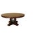 2020s Large Round Walnut Dining Table, Expandable For Sale - Image 5 of 12