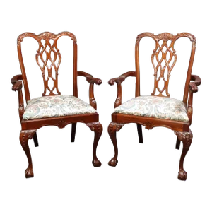 Chippendale Style Mahogany Dining Chairs