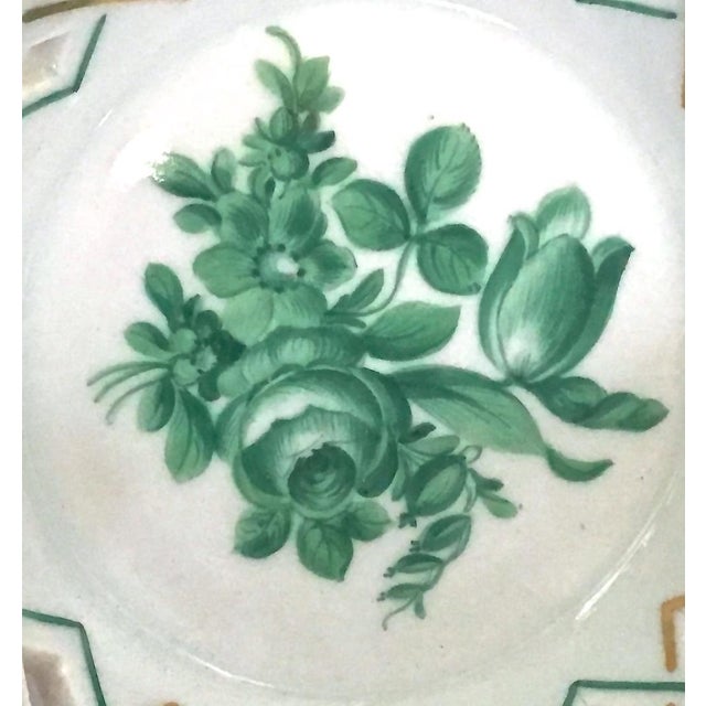 1900 - 1909 Antique Herend Pierced Porcelain Floral Dish For Sale - Image 5 of 7