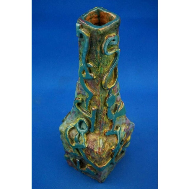 Vintage Sculptural Vase in Stoneware by Roger Guerin, 1960s For Sale - Image 13 of 18