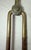 Antique 18th Century Wrought Iron Turned Brass English Fireplace Tongs Tool 2 For Sale In New York - Image 6 of 10