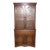 1950s Traditional Walnut Dining Room Storage Hutch For Sale